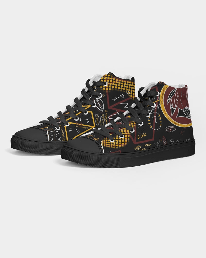 Battle of the Beltways - Vintage Logo Men's Hightop Canvas Shoe - Black