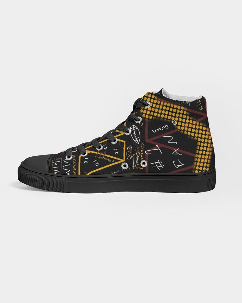 Battle of the Beltways - Vintage Logo Men's Hightop Canvas Shoe - Black