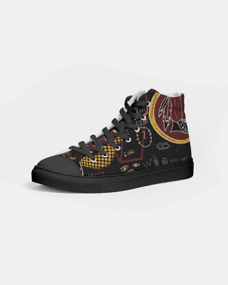 Battle of the Beltways - Vintage Logo Men's Hightop Canvas Shoe - Black