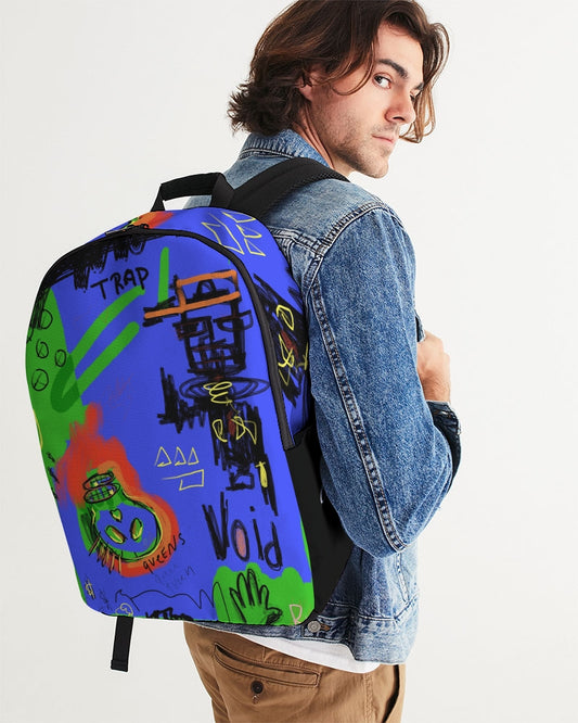 Louie Trap Bleu Large Backpack