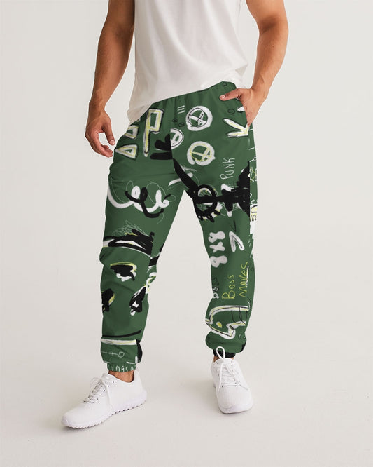 Louie Wri Trap Collection - Green Men's Track Pants