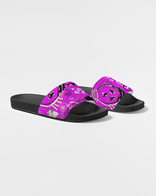 Louie Wri Trap Pink Collection Women's Slide Sandal